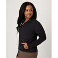 thumbnail image 2 of Hanes Moves Women's Studio Jacket Black M, 2 of 10