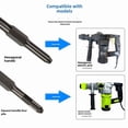 thumbnail image 2 of 50mm Hex Shank Electric Hammer Chisel - Premium Copper-Built Flat Chisel Tool for Motor Wire Disassembly, Electronic Repairs & DIY Projects | Wide Head Design, Compact Size, Multi-Functional as, 2 of 6