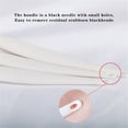 thumbnail image 2 of Safeglitz Double-Sided Silicone Nose Brush - Soft Exfoliating Tool for Blackhead Removal, Rough Massage for Men & Women (Home & Travel), 2 of 8