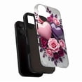 thumbnail image 3 of Romantic Hearts and Roses Design iPhone Case Compatible with iPhone 11/12/13/14/15/16 (Pro Max/Plus) for Couples Valentine’s Day Gift, 3 of 9