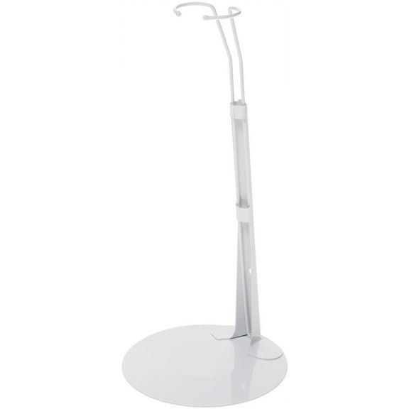 Kaiser 2625 White Adjustable Doll Stand, fits 15 to 18 inch Dolls, waist width adjusts from 1.5 to 1.875 inches, Pack of 6