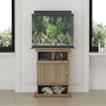thumbnail image 2 of Flipper(tm) 10/20 Gallon Aquarium or Terrarium Tank Stand, Rustic Oak, 2 of 13