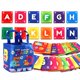 thumbnail image 5 of Ofertas Exclusivas, Libro de tela con tarjetas de aprendizaje temprano para bebés, concientización sobre el alfabeto, 26 hojas, juego de bolsas de almacenamiento Akmoler, 5 of 5