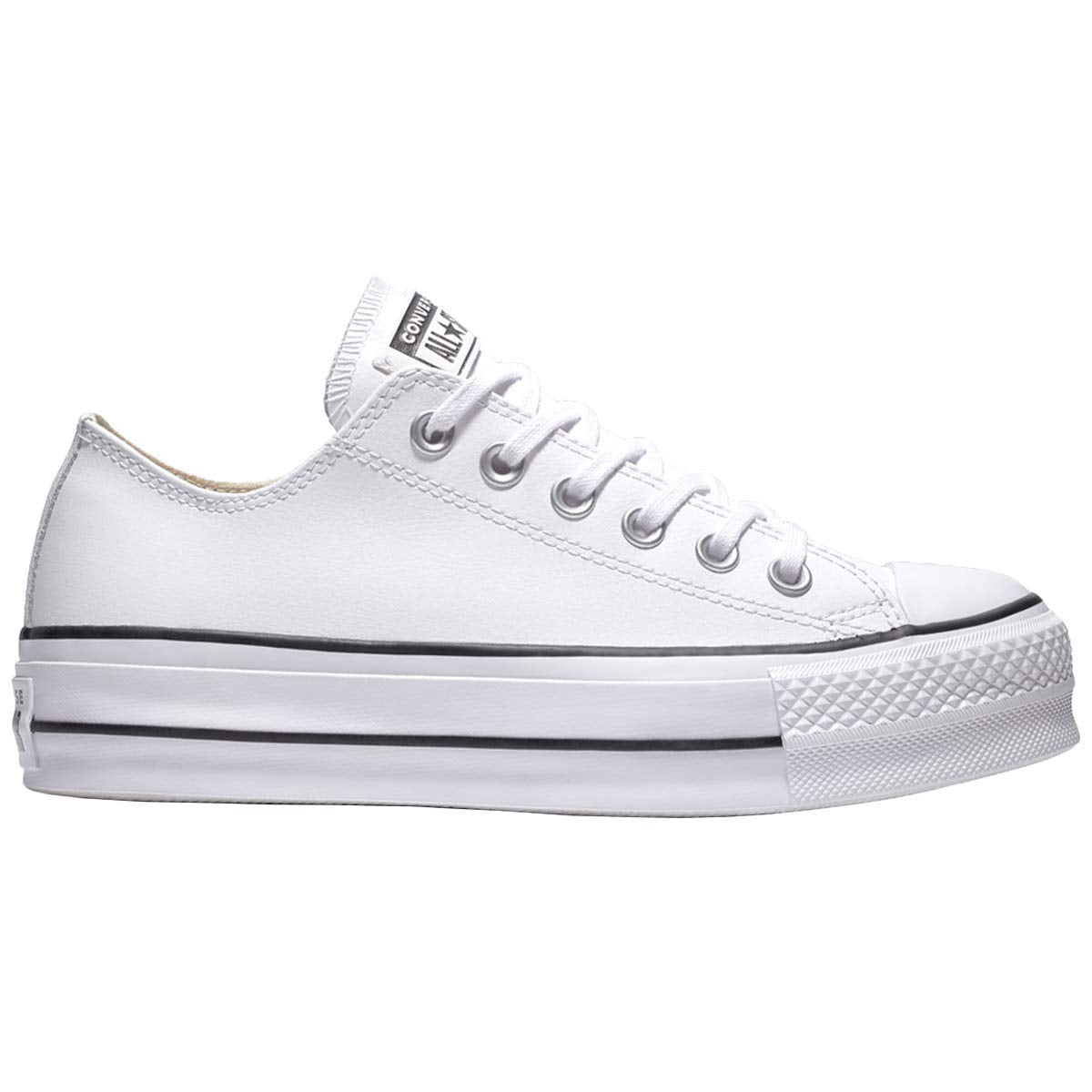 converse white chuck taylor all star lift platform sneakers