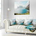 thumbnail image 2 of Designart Hout Bay from Chapman Peak - Seashore Photo Throw Pillow - 16x16, 2 of 4