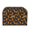 thumbnail image 2 of Gaeub German Shepherd Dog Print 4 Slice Toaster Cover,Bread Machine Cover,Dustproof Fingerprint Protectors and Greasy Protection Anti-sputtering, 2 of 7