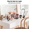 thumbnail image 4 of LED Desk Light, Nail Art Dryer Hand Free Fast Curing 6W Big Chip Flexible Gooseneck With Clamp For Nail Polishing For Salon, 4 of 8