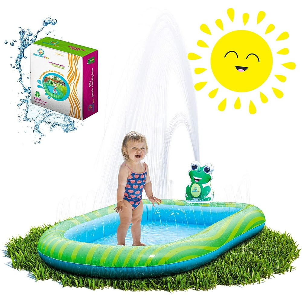 baby pool with sprinkler