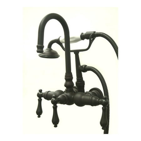 UPC 663370095177 product image for Kingston Brass CC7T5 Wall Mount Clawfoot Tub Filler with Hand Shower | upcitemdb.com