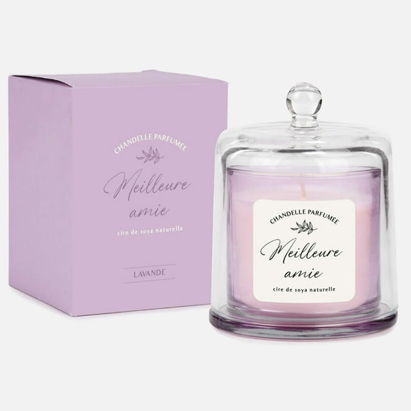 Linen Chest Bell Jar Scented Candle « Meilleure amie »