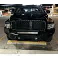 thumbnail image 3 of Vijay Compatible with 2002-2003-2004-2005 Dodge RAM 1500 Front Bumper Textured Black Steel with Light and D-ring, 3 of 9