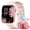 Pink, variant on 1.85''HD Men Womens Smart watch,with Bluetooth Answer/Make Calls/120+Sports Modes/10 Days Standby, IP68 Waterproof Fitness Tracker Fits for Android Iphone Devices, perfect gift(Pink)
