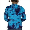 thumbnail image 2 of Tie Dye Womens 1/4 Zip Hoodie Sadie Blue MD, 2 of 2