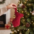 thumbnail image 4 of Cat Christmas Stocking Gift Bag, Knit Christmas Stocking for Pets Christmas Decorations, Fish Shape Hanging Christmas Stocking for Pets Xmas Holiday Party Decorations, 4 of 6