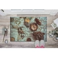 thumbnail image 6 of Office Rug, Brass Pocket Compass Rug, Brass Pocket Compass Rug Kitchen Rug, Map Rugs, Colorful Rug, Outdoor Rug, Runner Rug, Large Rug, 2.6'x6.5' - 80x200 cm, 6 of 8