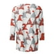 thumbnail image 4 of Pntutb - Camiseta holgada con estampado de moda para mujer, blusa de manga 3/4, cuello redondo, tops casuales Pntutb Pntutb-1320, 4 of 5