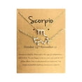 thumbnail image 1 of Up to 65% Off Twelve Constellation Necklace Diamond Bracelet + Necklace Set Constellation Card Set Necklace Rings Earring Jewelry on Clearance, 1 of 1
