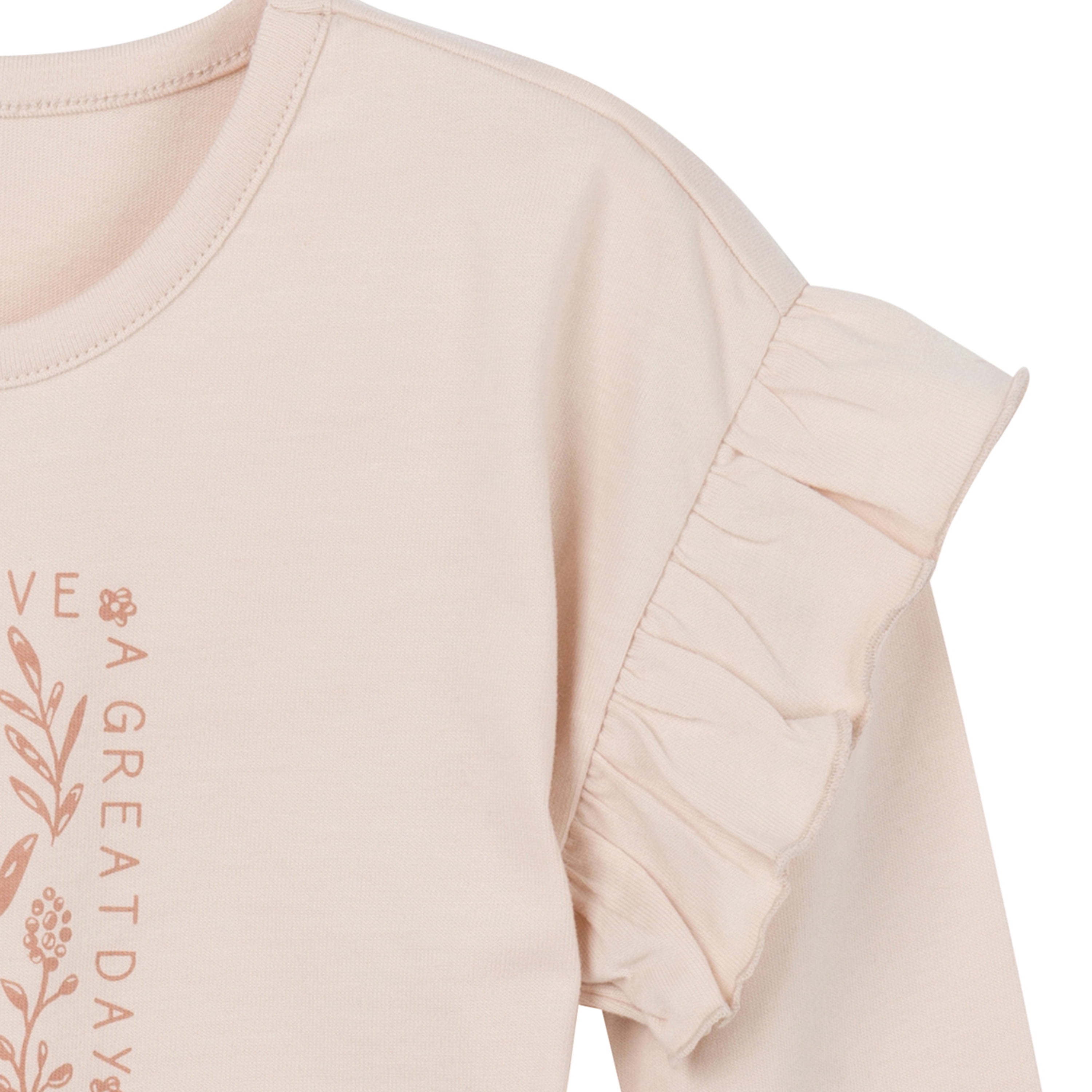 Gerber Toddler Girl Tops and Pants Outfit Set, 3-Piece, Sizes 2T-5T