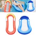 thumbnail image 1 of 2x cama flotante para piscina, reclinable, sofá de playa, tumbona con respaldo, juguete Hugo Cama flotante inflable para piscina, 1 of 10