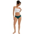 thumbnail image 5 of DARING DIVA Women's Underwear Hipster Soft Panty Available in Plus Size XXL Dark Green, 5 of 6