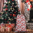 thumbnail image 4 of Christmas Sack – 28" X 20" Canvas Gift Bag with Drawstring, Full Print Polyester Santa Sack, Durable Reusable Xmas Gift Bag for Holiday, Party & Storage, 4 of 5