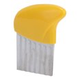thumbnail image 2 of Cortador de patatas ondulado Ticfox acero inoxidable amarillo, 2 of 14