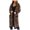 Brown, variant on Homenesgenics Jackets for Women under $10.00 Women's Casual Fall Winter Pocket Leopard Print Long Sleeve Cardigan Jacket Brown XL