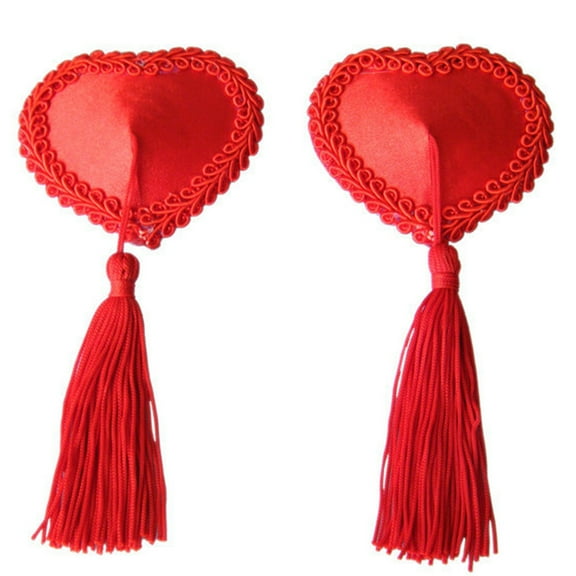 Women Sequins Tassels Pasties Bowknot Breast Nipple Cover Body Jewelry Sticky Bras Reusable Adhesive Chest Stickers Pad