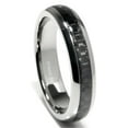 thumbnail image 1 of Titanium Kay Titanium 5MM Carbon Fiber Inlay Comfort Fit Mens Wedding Band Ring Sz 4.5, 1 of 4