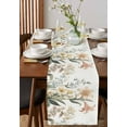 thumbnail image 4 of Vintage Spring Floral Table Runner 36 Inches, Summer Flowers Farmhouse Bed Runner Dresser Scarves Tabletop for Indoor Outdoor Parties/Ceremony/Banquet, 13"x 36", 4 of 8