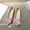 Pink, variant on Womens Ballet Flats, Slip-On Bow Pointed Toe Comfortable Shallow Dressy Work Office Shoes Pink US5.5