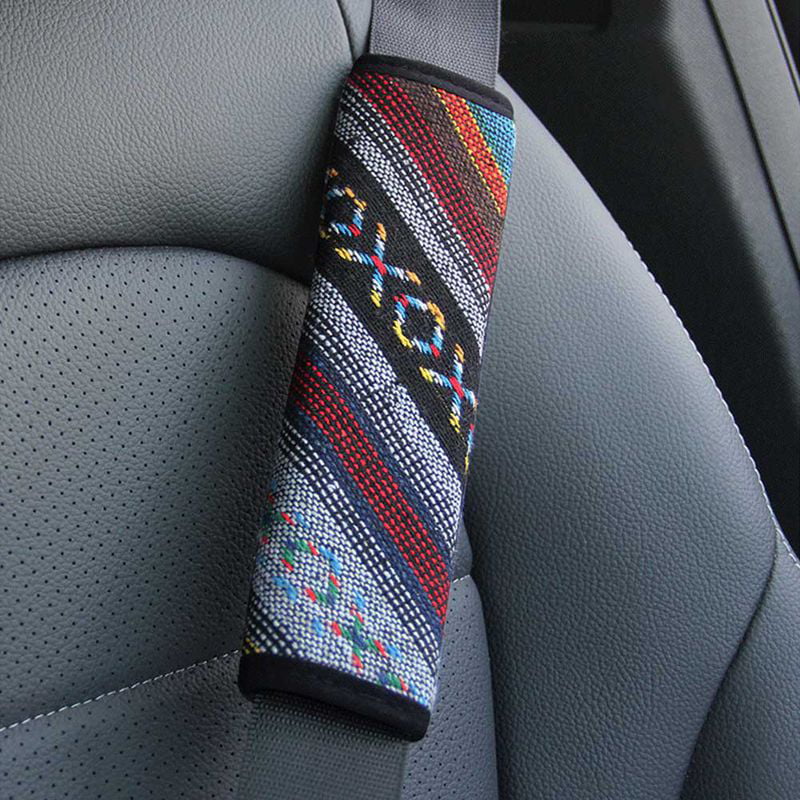 Seat Belt Shoulder Pad Seatbelt Protector Auto Seat Adjustable Belt Cover Shoulder Seatbelt Cover Car Seatbelt Cover 2 Pcs…