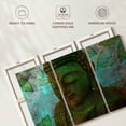 thumbnail image 6 of Elephant Stock Nature Buddha Wall Art - Horizontal Multi Panel Canvas - Living Room Wall Decor - Religion And Spirituality Multi Panel - Blue And Turquoise Decor - 50" x 32", 6 of 8