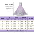 thumbnail image 6 of Girls Pageant Long Dress Kids Tulle Prom Gowns Luxury Wedding Birthday Party Princess Long Dresses, 6 of 6
