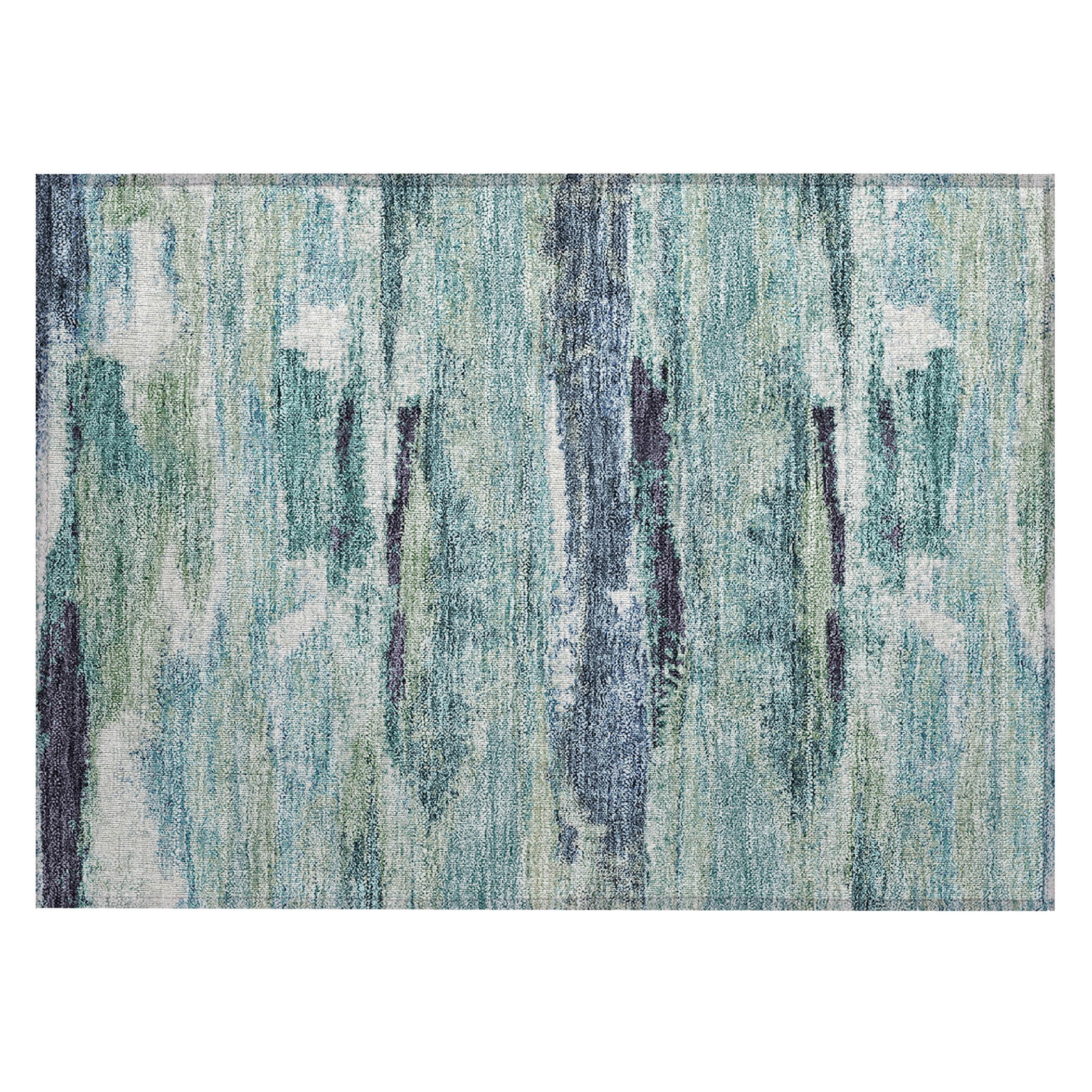 Addison Rugs Chantille Indoor/Outdoor Transitional Geometric, Abstract Aloe Washable Rectangle Rug, 1'8" x 2'6"