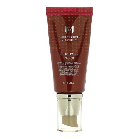 Missha, M Perfect Cover B.B Cream, SPF 42 PA+++, No. 31 Golden Beige, 1.7 fl oz