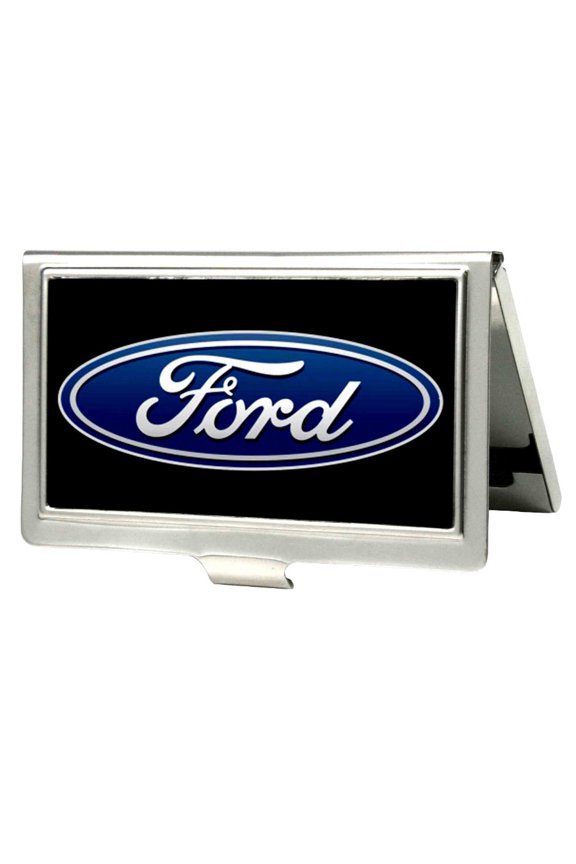 Ford Automobile Company Classic Blue Emblem Business Card Holder