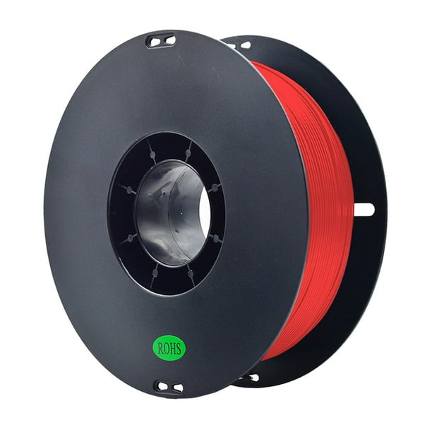 Filamento para impresora 3D ecológico, bobina de 1 kg, filamento PLA de 1,75 mm Rojo