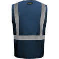 thumbnail image 2 of Ironwear 1284 Class 2 Polyester Safety Vest w/ Zipper & 2” Reflective Tape, 2 of 3