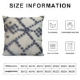 thumbnail image 5 of HENGT  Boho Throw Pillows Textured Bohemian Pillow Cover Diamond Wool Hand Decorative Cushion Covers Sofa Couch Bed Farmhouse Living Room Modern Decor, 5 of 5