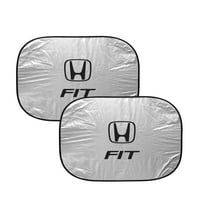 Honda Fit Dual Panels Easy Folding Windshield Sun Shade for Cars