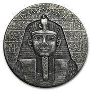 NOT SPECIFIED 2017 Republic of Chad 2 oz Silver Ramesses II