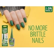 Amen I on Nails Hardener w/ Calcium Biotin 0.40oz, Longer, Stronger, No More Brittle Nails Base Coat