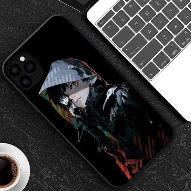 Funda de teléfono de TPU suave de anime japonés Tokyo Ghoul Japan Suave para iPhone XR X XS 11 12 13 Mini Pro Max 7 8 6 6S SE Volver Fundas Coque Tan Jianjun unisex