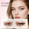 thumbnail image 6 of 2025 New Foldable Eyeliner Stamp, Double-Ended Eyeliner Stamp & Liquid Eyeliner Pen, Waterproof Natural Cat Eye Eyeliner Stamp, Long-Lasting, Smudgeproof Eye Stencil Makeup Tool (Black), 6 of 9