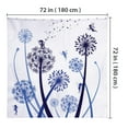 thumbnail image 3 of WIRESTER Waterproof Fabric Shower Curtain Liner, Fairies Blue Dandelions, 3 of 5