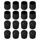 thumbnail image 1 of Protector de patas de silla, 16 piezas de 1" - Tapas redondas de patas de silla de plástico, cubiertas antideslizantes para muebles (negro), 1 of 7
