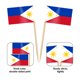 thumbnail image 3 of Adorno para magdalenas con la bandera de Filipinas de AhfuLife, 200 unidades, 3 of 7