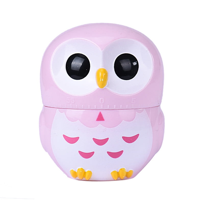 Kitchen Timers Cartoon Owl 60 Minutes Cooking Mechanical Timer Home Decor PICK 