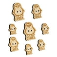 thumbnail image 1 of Penguin Chill Wood Buttons for Crochet Knitting Sewing DIY Craft - 1.00 Inch Medium (7pcs), 1 of 7